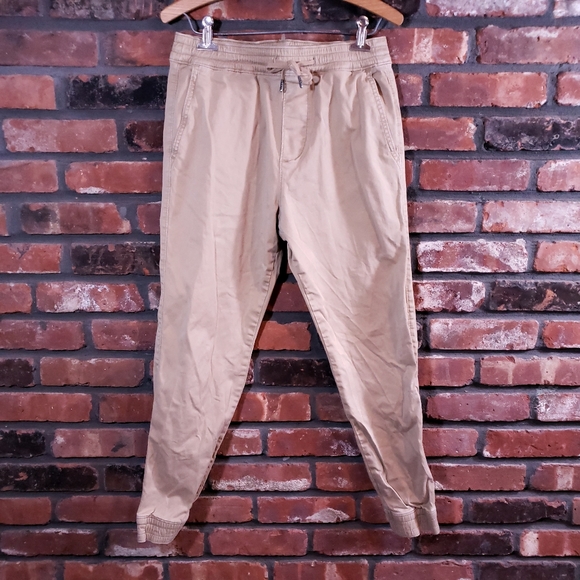 advanced stretch skinny twill jogger pants